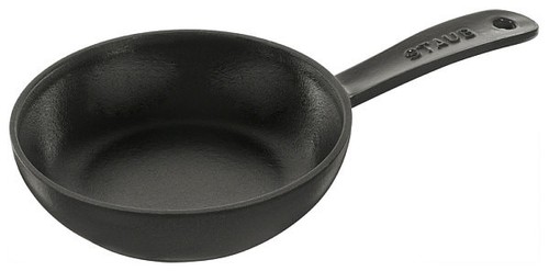 Staub bratpfanne rund schwarz - staub,